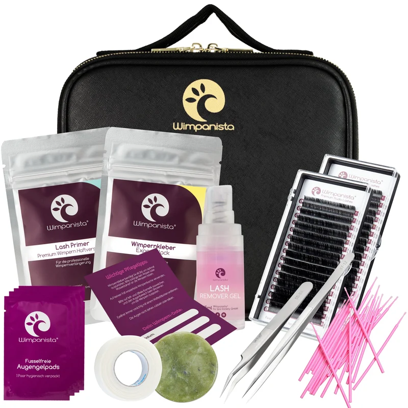 13-teiliges Wimpernverlängerung Set 1:1 Technik