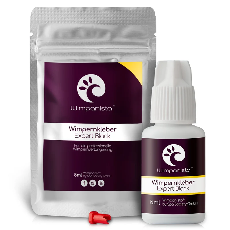 Wimpernkleber Expert Black. Trocknet in 2 Sek. 3-5ml