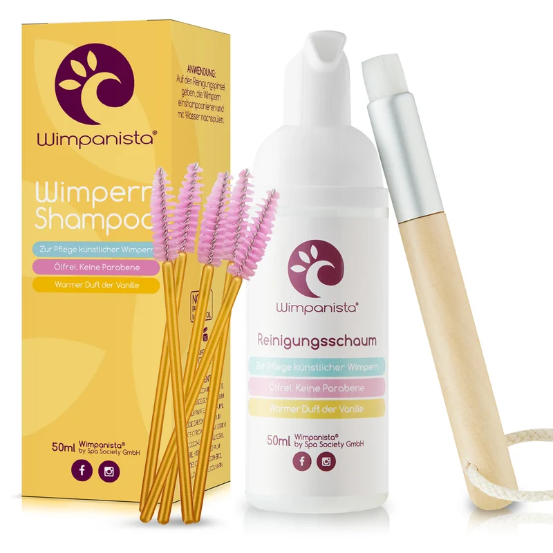 Wimpernshampoo. Duft Vanille. Ölfrei. Dermatologisch getestet