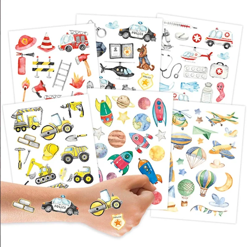 100 Temporäre TATTOOS - Berufe