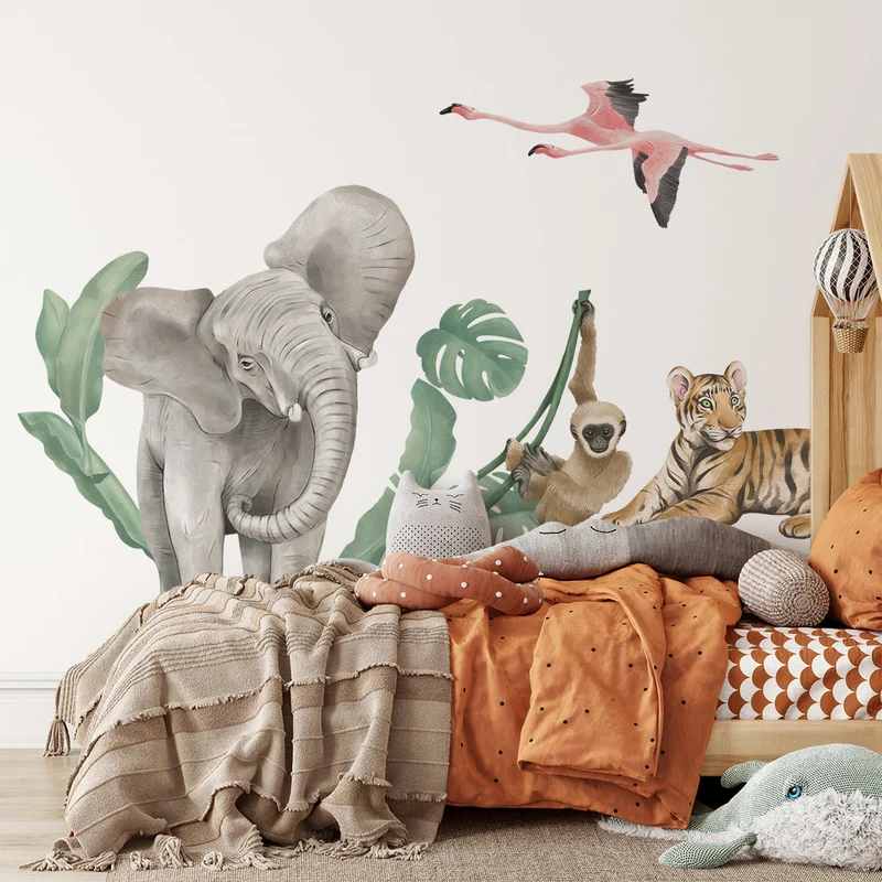 Wandtattoos - Safari Tiere