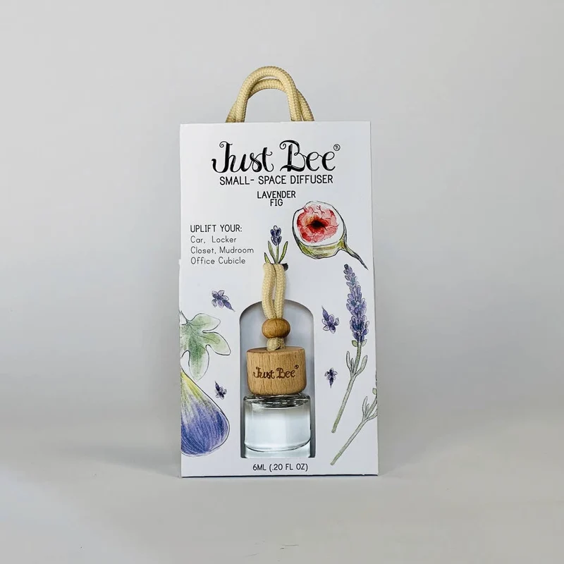 JUST BEE Small-Space Hanging Diffuser - Lavender Fig