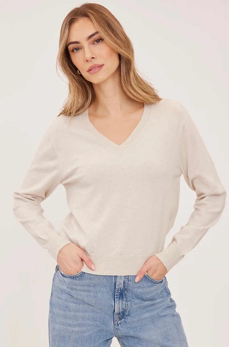 GENTLE FAWN CARINA V-NECK PULLOVER
