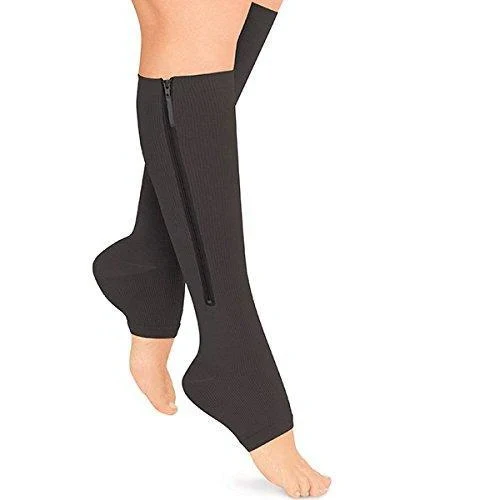 Leonie - Unisex Kompressionsstrümpfe mit Reißverschluss für optimale Unterstützung