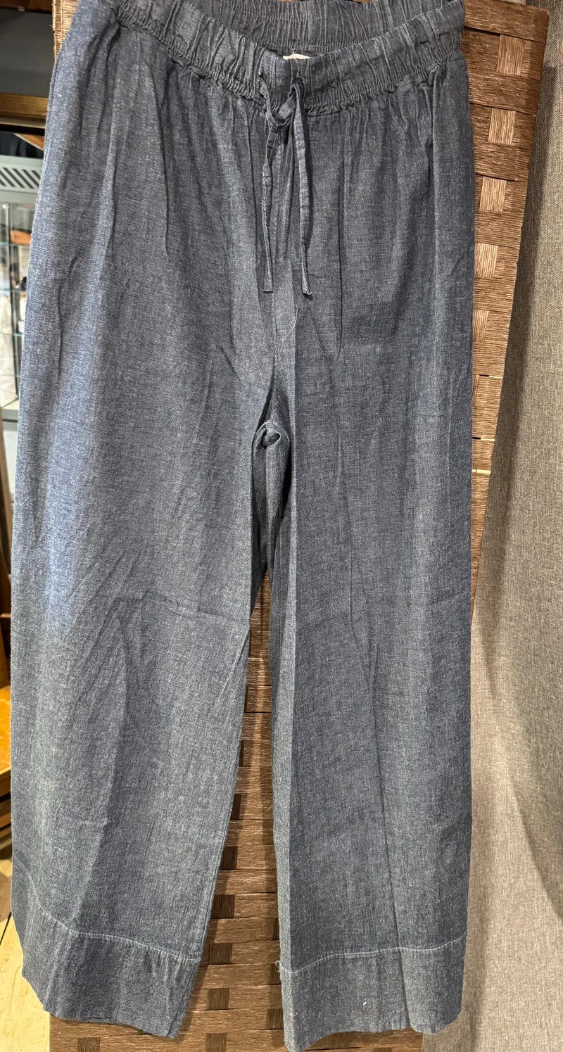 OWN IT LINEN WIDE LEG PANT