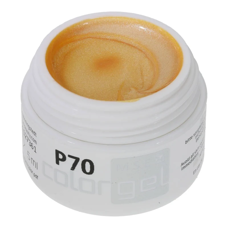 #P-70Mother of Pearl EFFEKT Color Gel 5ml Gelb