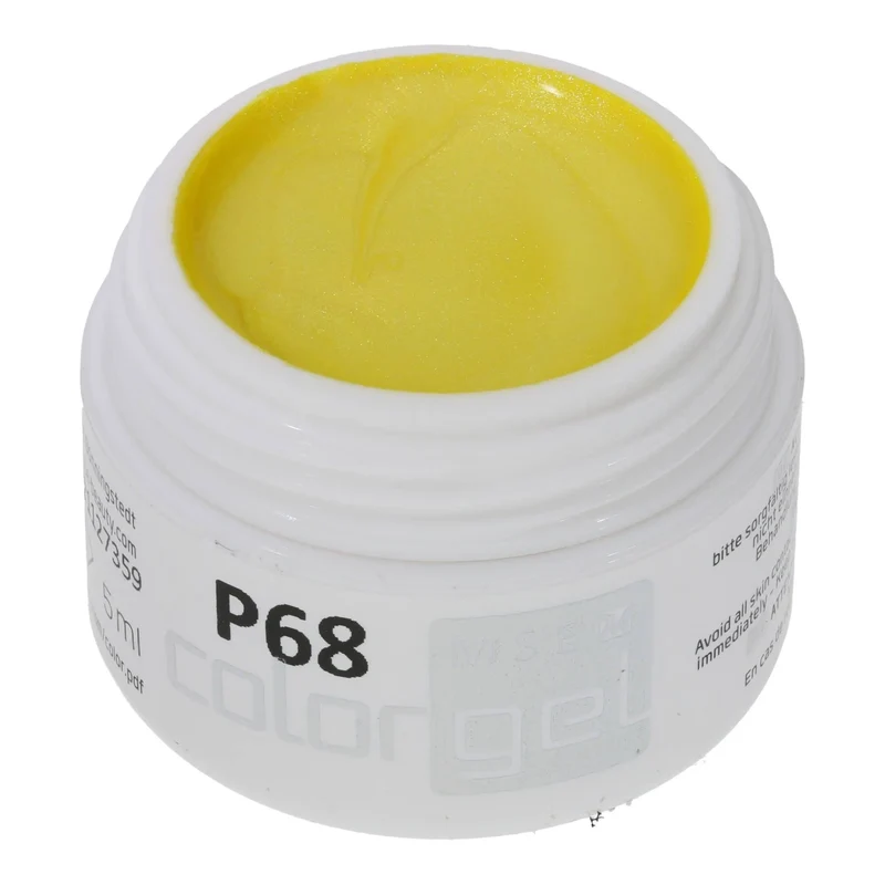 #P-68Mother of Pearl EFFEKT Color Gel 5ml Gelb