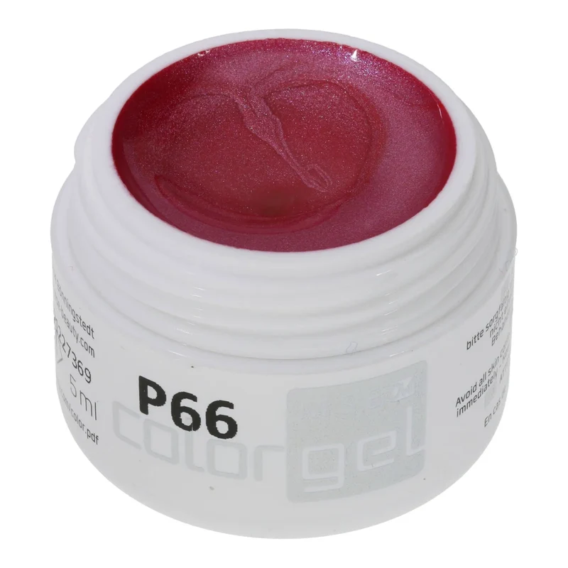 #P-66Mother of Pearl EFFEKT Color Gel 5ml Rot
