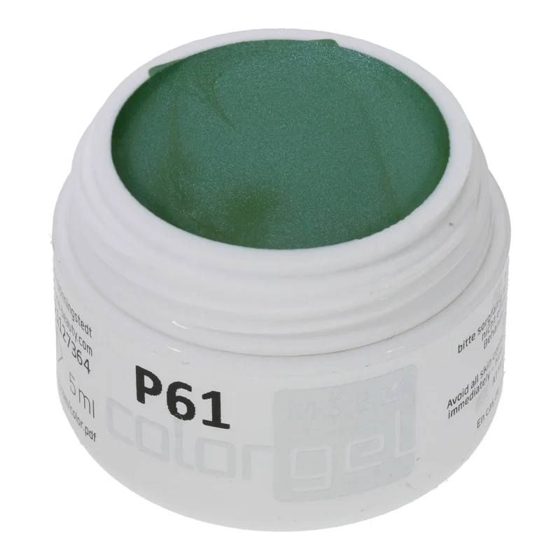#P-61Mother of Pearl EFFEKT Color Gel 5ml Grün