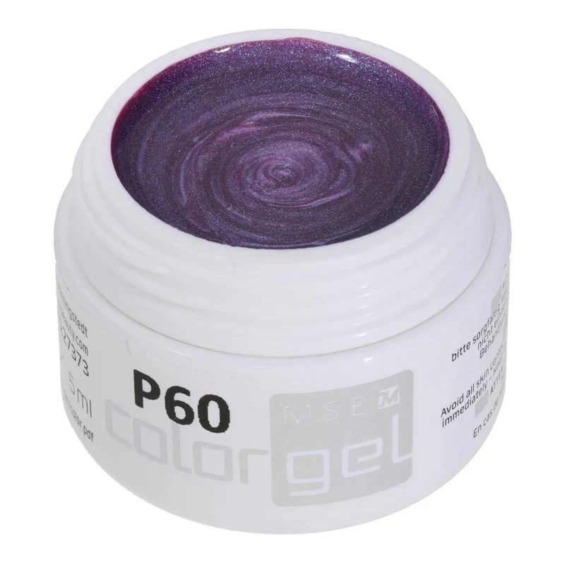 #P-60Mother of Pearl EFFEKT Color Gel 5ml Violett