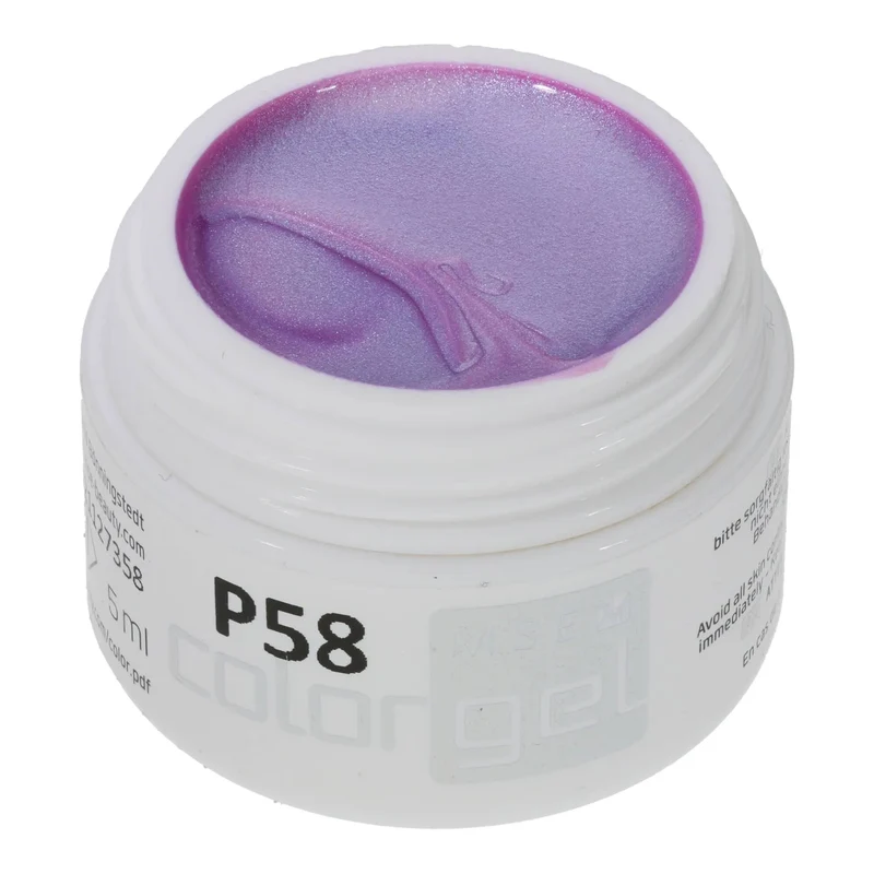 #P-58Mother of Pearl EFFEKT Color Gel 5ml Flieder