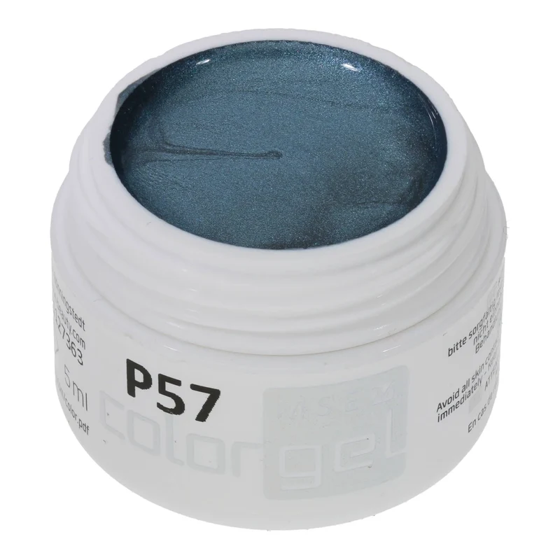 #P-57Mother of Pearl EFFEKT Color Gel 5ml Grau