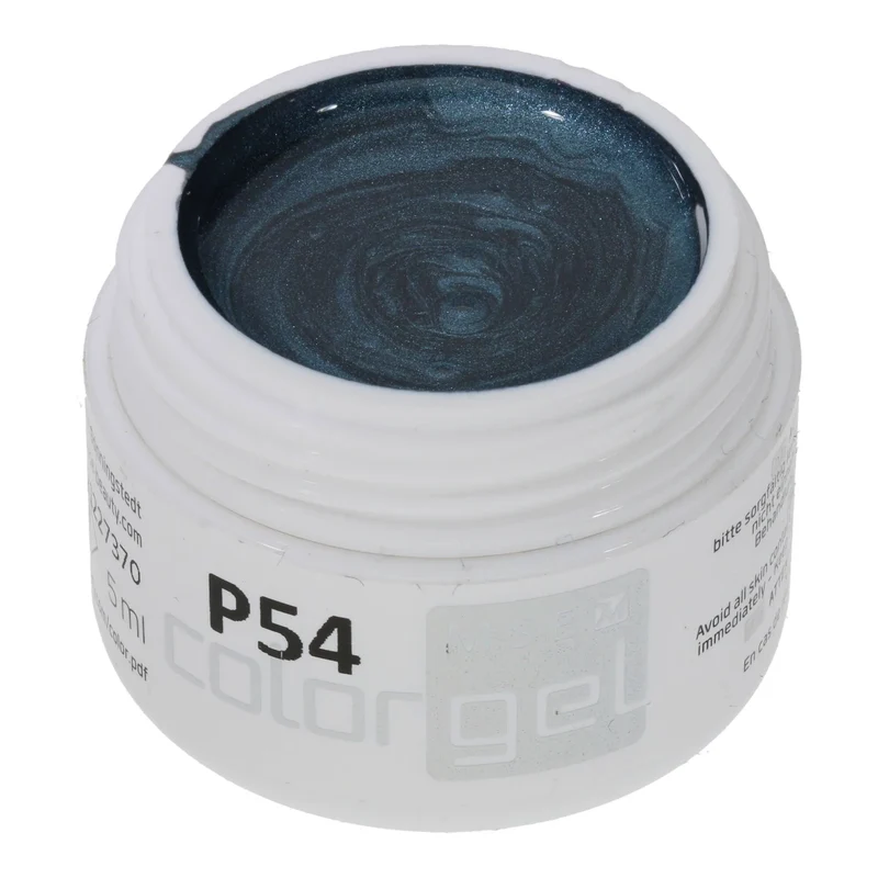 #P-54Mother of Pearl EFFEKT Color Gel 5ml Schwarz