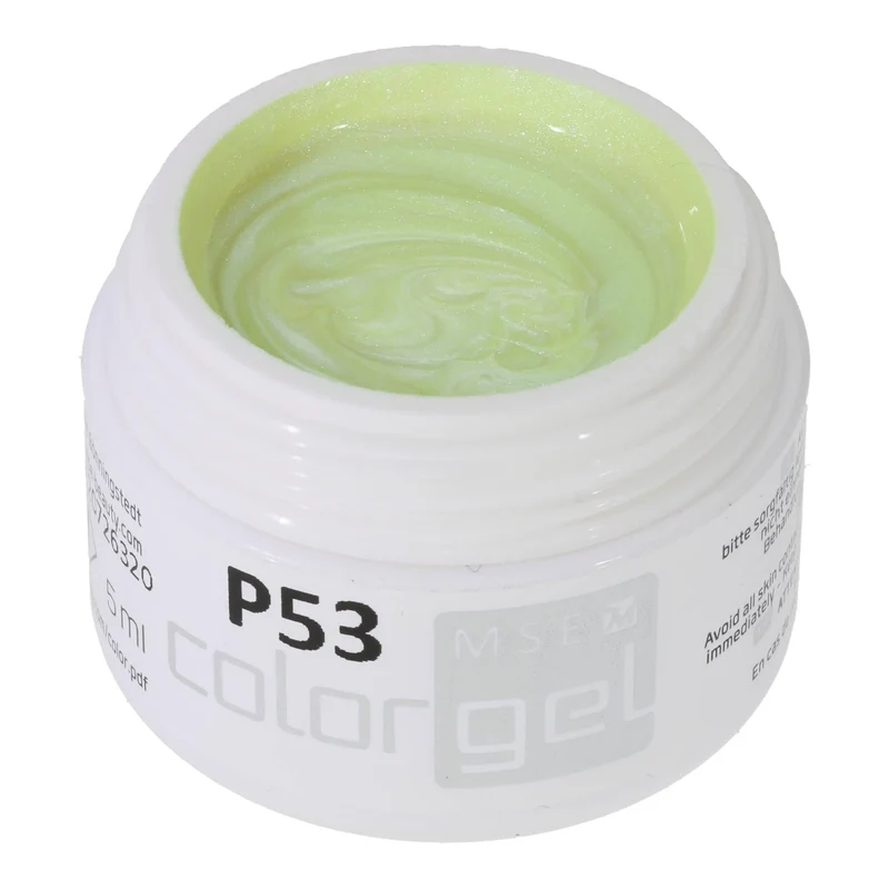 #P-53 Mother of Pearl EFFEKT Color Gel 5ml Gelb