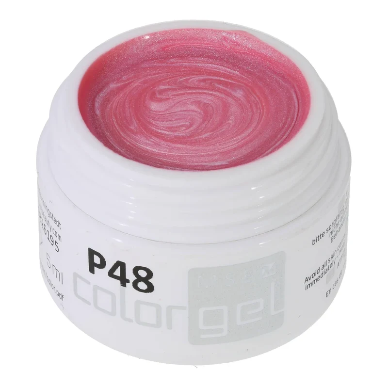 #P-48 Mother of Pearl EFFEKT Color Gel 5ml Rosa