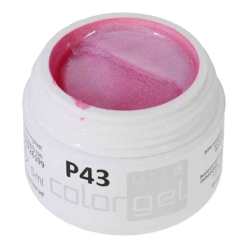 #P-43 Mother of Pearl EFFEKT Color Gel 5ml Rosa