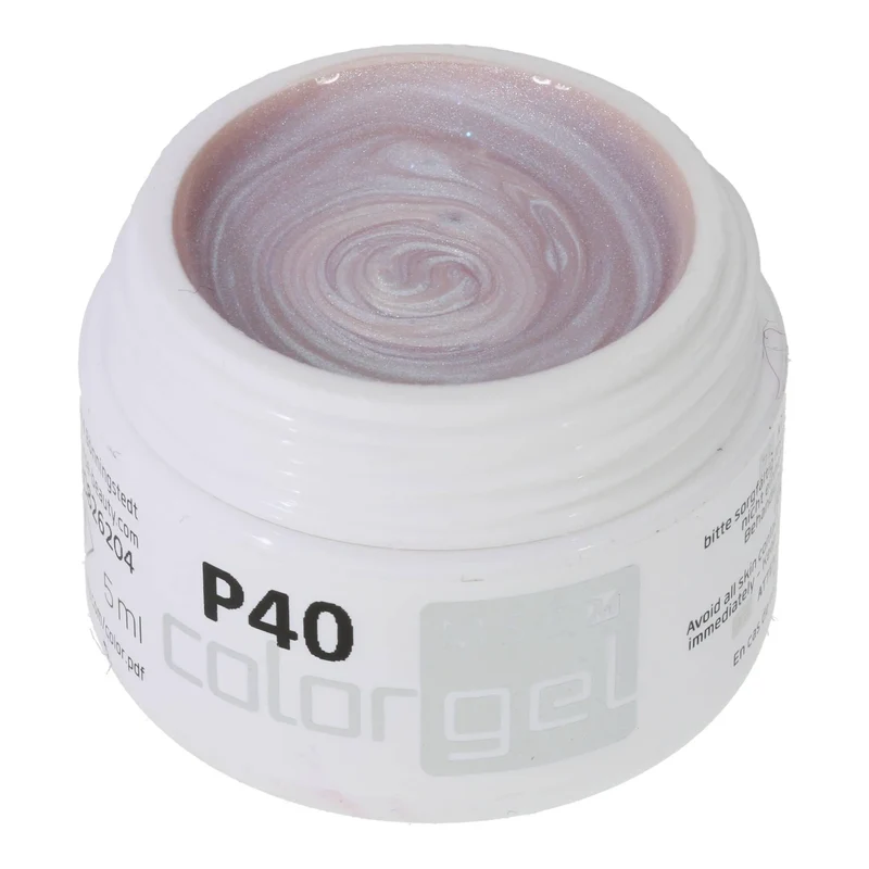 #P-40 Mother of Pearl EFFEKT Color Gel 5ml Weiss