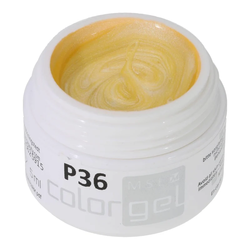 #P-36 Mother of Pearl EFFEKT Color Gel 5ml Gelb