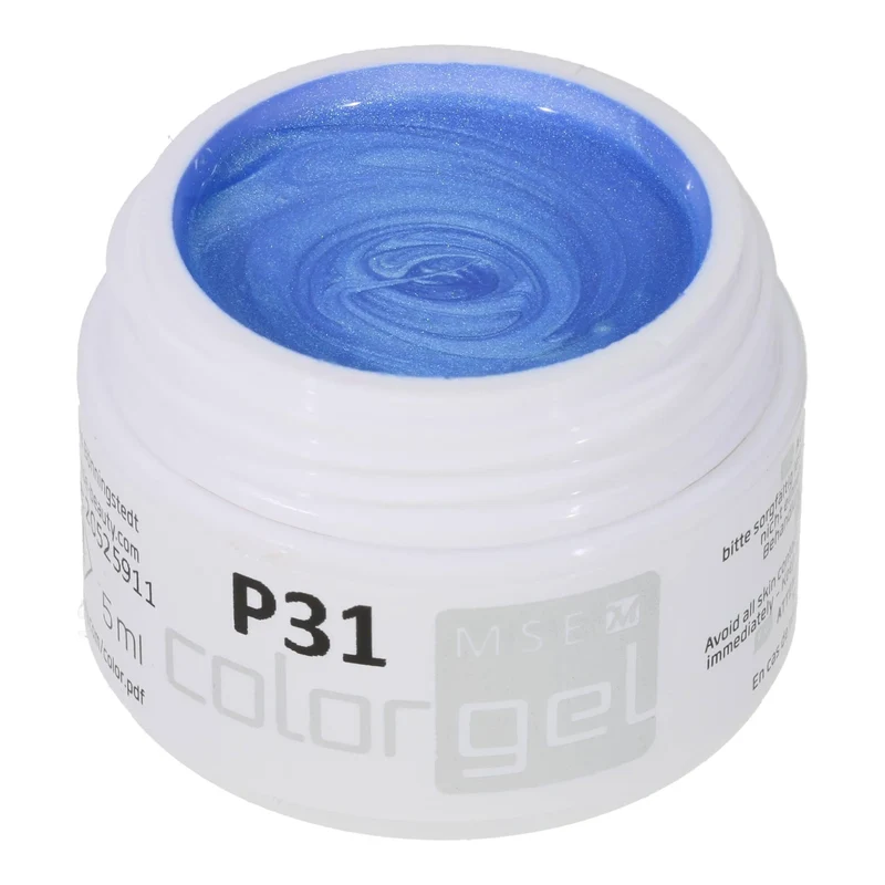 #P-31 Mother of Pearl EFFEKT Color Gel 5ml Blau