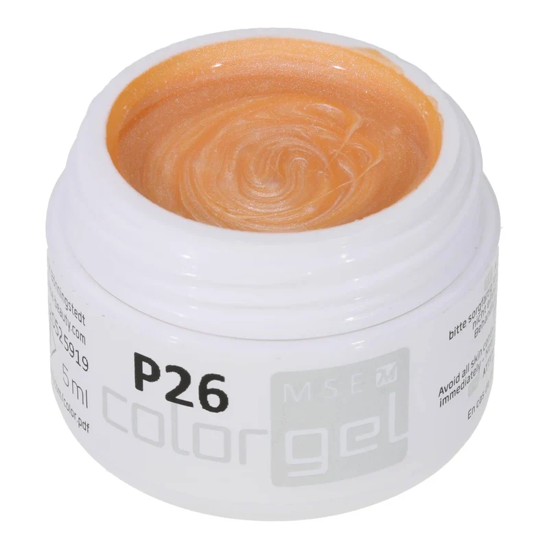 #P-26 Mother of Pearl EFFEKT Color Gel 5ml Orange