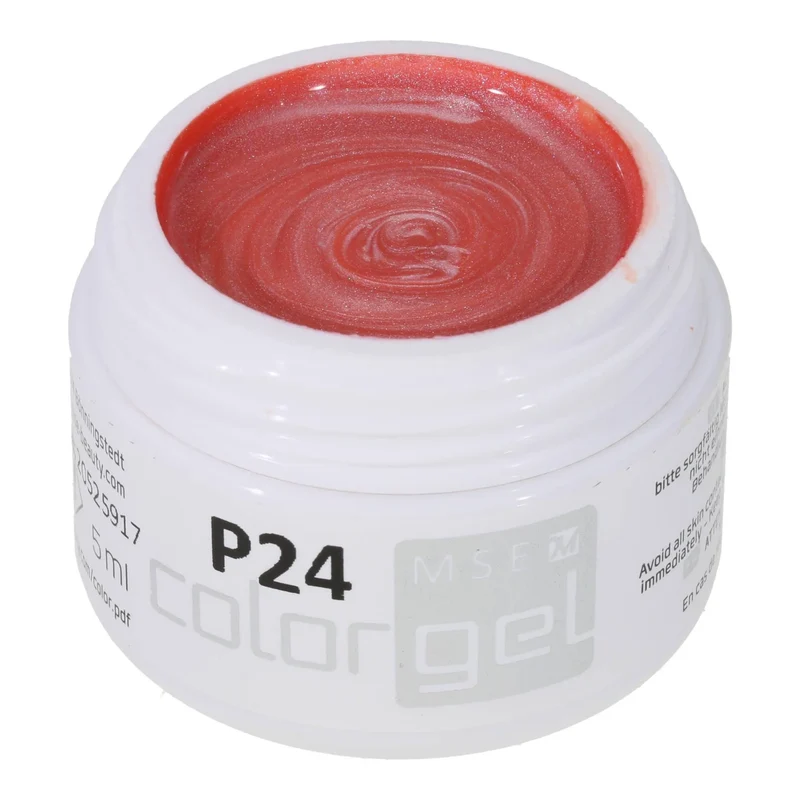 #P-24 Mother of Pearl EFFEKT Color Gel 5ml Orange