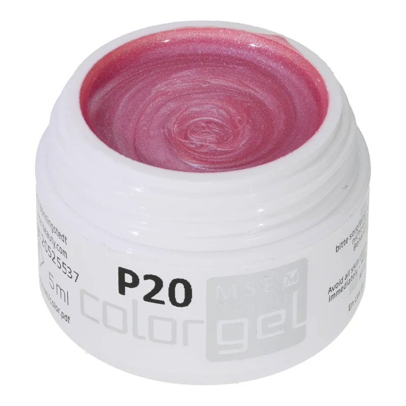 #P-20 Mother of Pearl EFFEKT Color Gel 5ml Pink