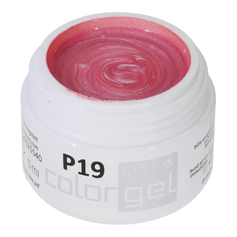 #P-19 Mother of Pearl EFFEKT Color Gel 5ml Rosa