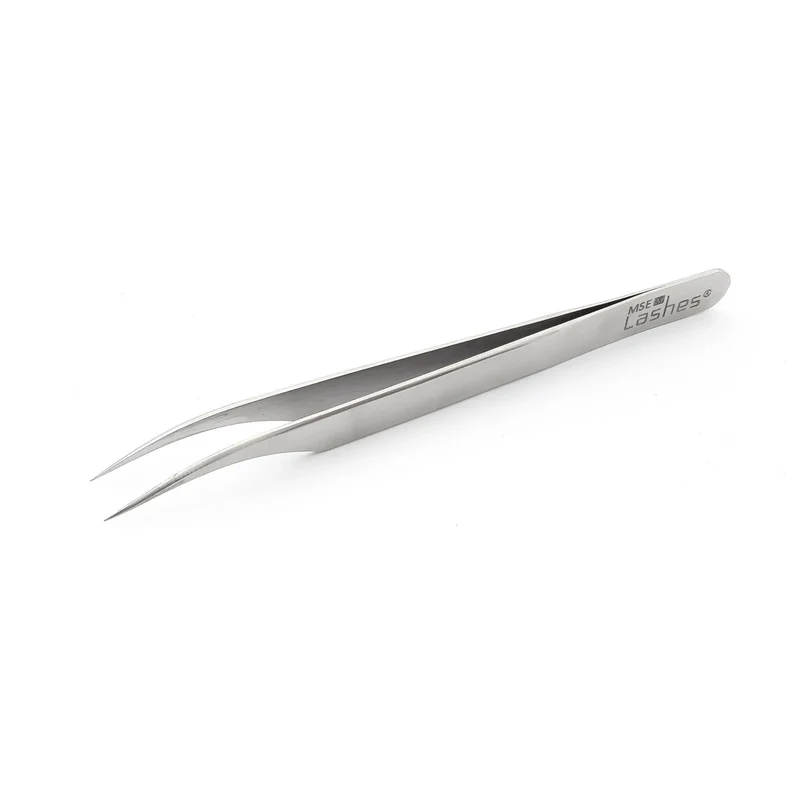 MSE Lashes: Curved Pinzette Satin-Finish