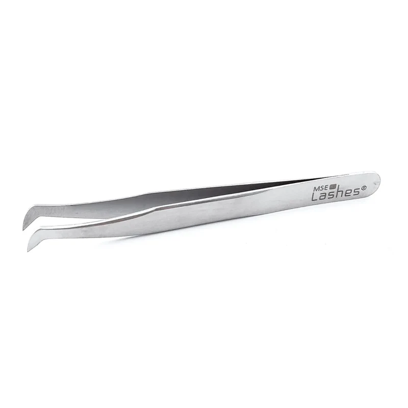 MSE Lashes: Round Volume Pinzette 12,5 cm Satin-Finish