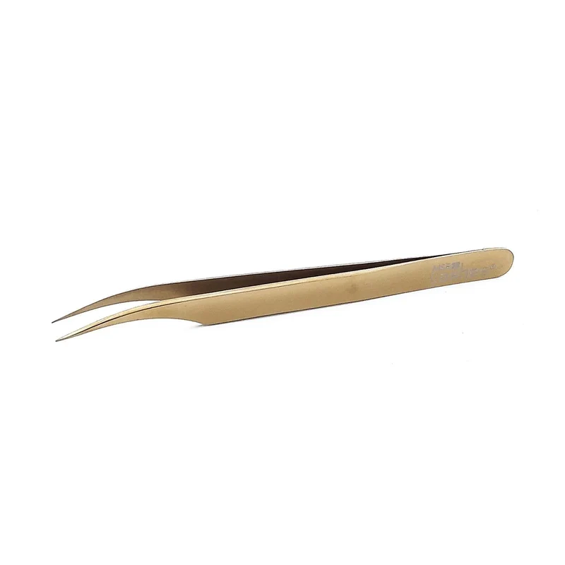 MSE Lashes: Curved Pinzette, "Rose Gold"