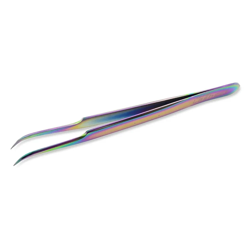 MSE Lashes: Strong Curved Pinzette, Tweezer Multicolor