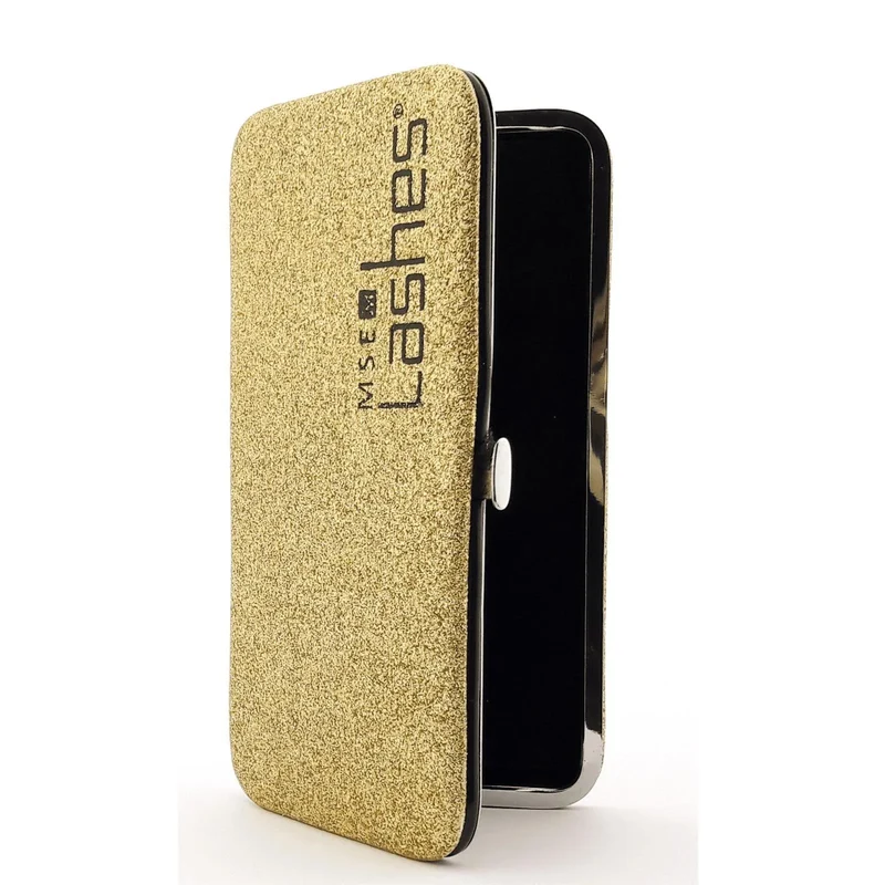 MSE Lashes: Glitter Magnetic Case, Gold