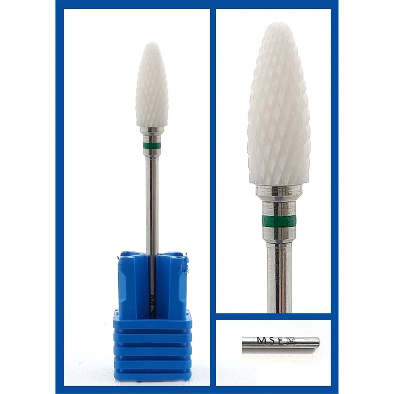 MSE-Bit Ceramic Pear - Coarse (green)