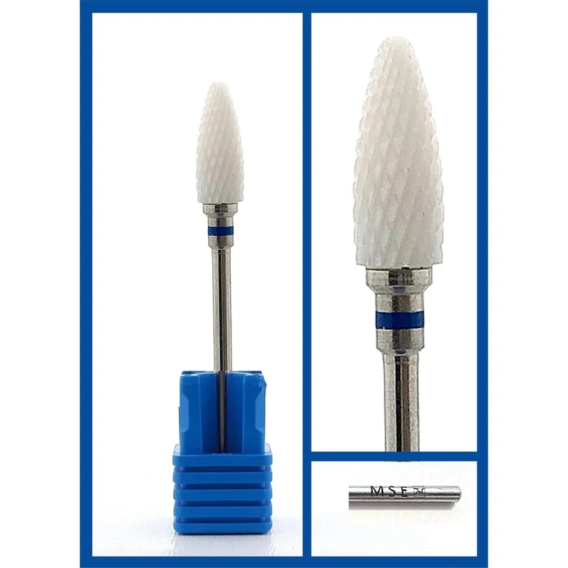 MSE-Bit Ceramic Pear - Middle (blue)