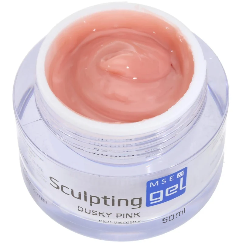 MSE-Gel 814: Schablonen Gel altrosa hochviskose / Sculpting dusky pink high-viscosity 50ml