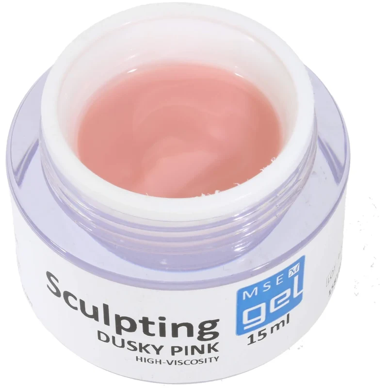 MSE-Gel 814: Schablonen Gel altrosa hochviskose / Sculpting dusky pink high-viscosity 15ml