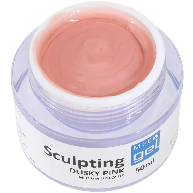 MSE-Gel 813: Schablonen Gel altrosa mittelviskose / Sculpting dusky pink medium-viscosity 50ml