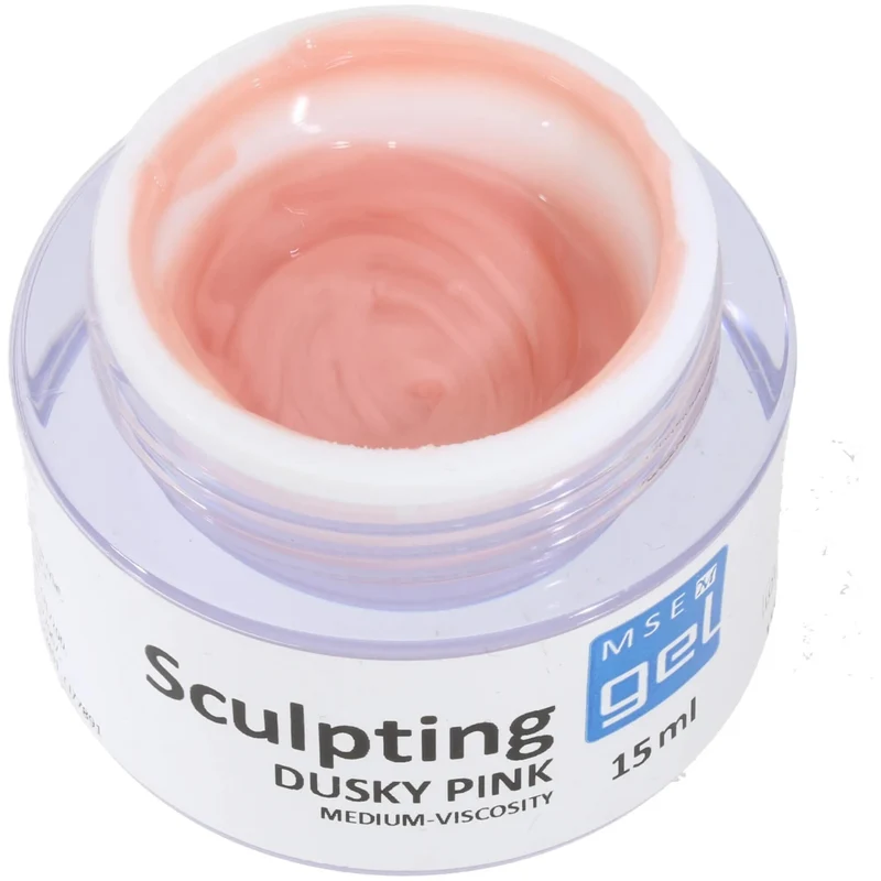 MSE-Gel 813: Schablonen Gel altrosa mittelviskose / Sculpting dusky pink medium-viscosity 15ml