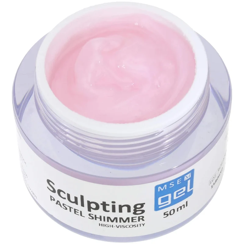 MSE-Gel 806: Schablonen Gel pastell shimmer hochviskose / Sculpting pastel shimmer high-viscosity 50ml