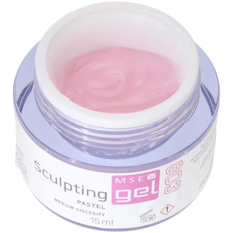 MSE-Gel 803: Schablonen Gel pastell mittelviskose / Sculpting pastel medium-viscosity 15ml