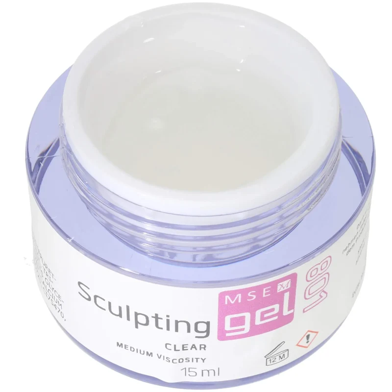 MSE-Gel 801: Schablonen Gel klar mittelviskose / Sculpting clear medium-viscosity 15ml