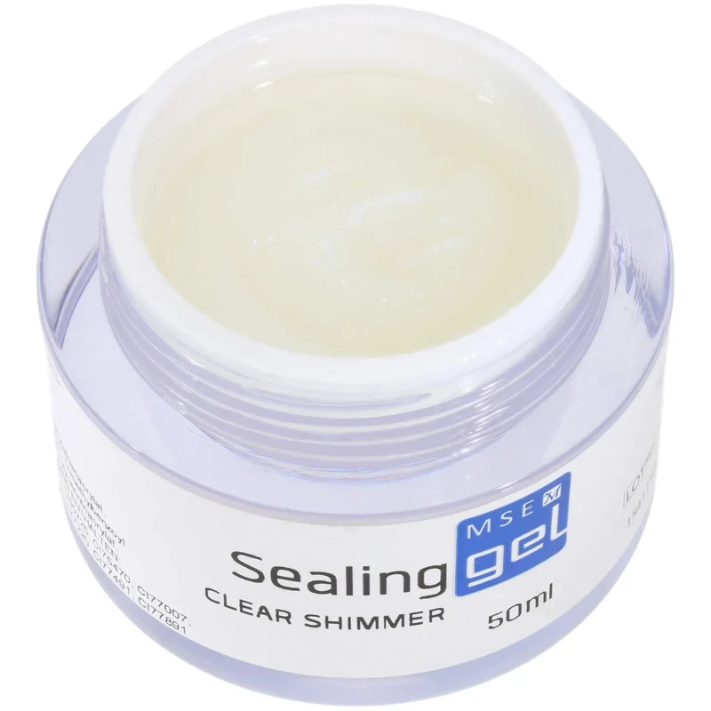 MSE-Gel 411: Glanzgel Schimmer AB / Sealing clear shimmer 50ml