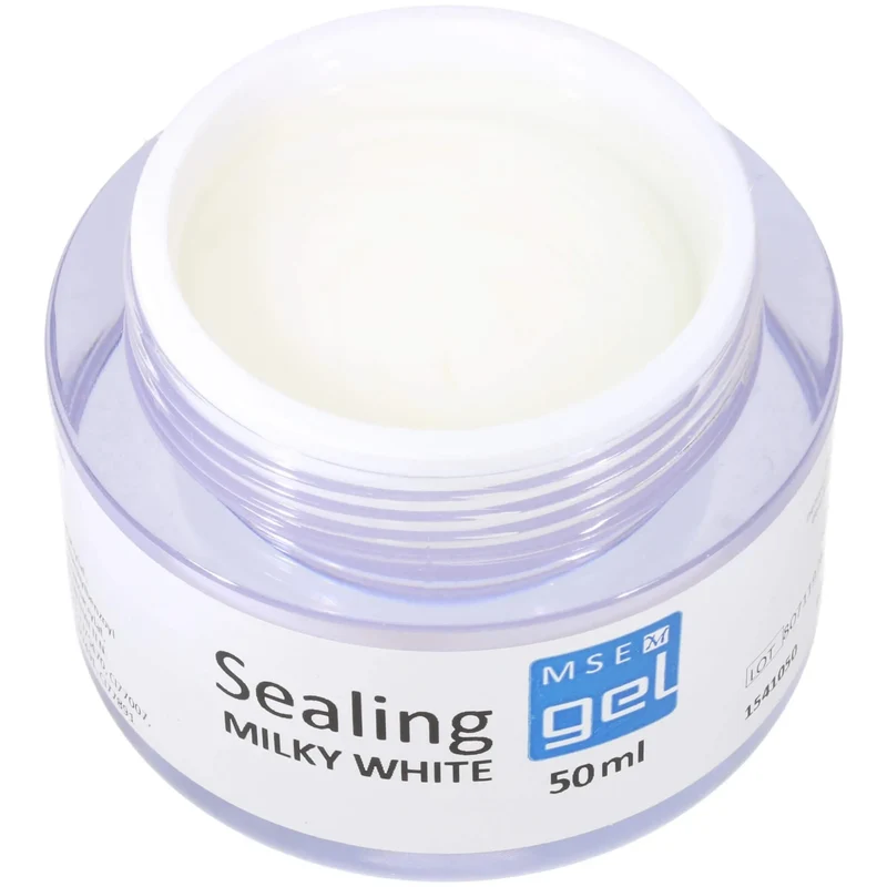 MSE-Gel 410: Glanzgel milky white, / Sealing milky white 50ml