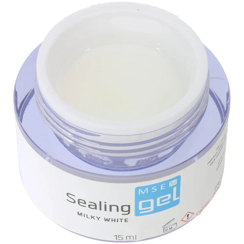 MSE-Gel 410: Glanzgel milky white, / Sealing milky white 15ml
