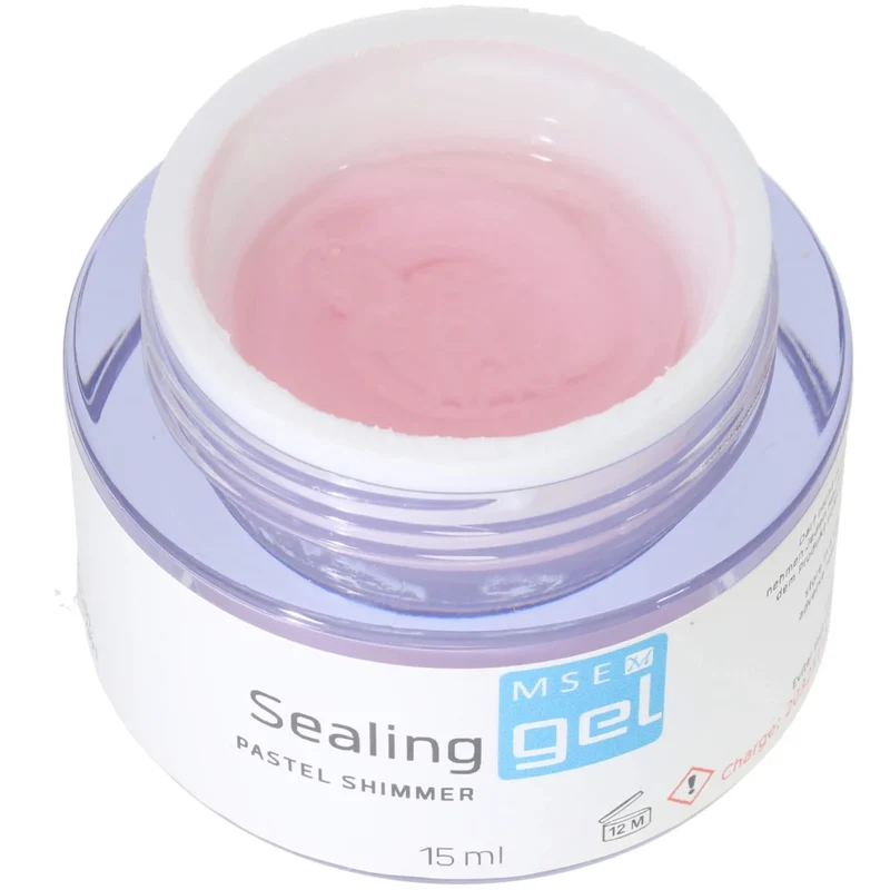 MSE-Gel 408: Glanz Gel Pastell Shimmer / Sealing pastel shimmer 15ml