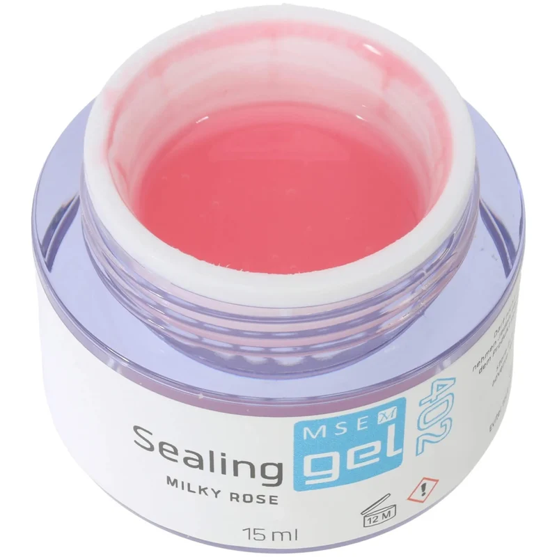 MSE-Gel 402: Glanzgel rosa milky / Sealing milky rose 15ml
