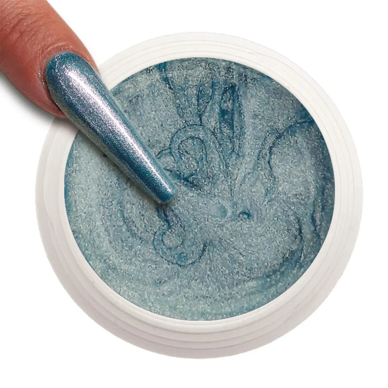 #S01 Premium-EFFEKT Color Gel 5ml blau-grün-rose changierend