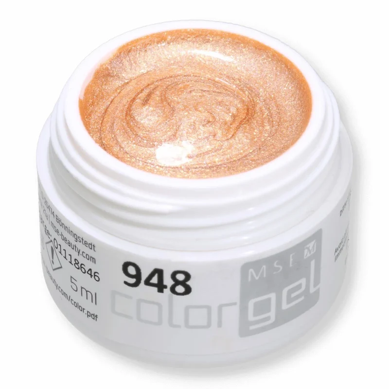#948 EFFEKT Farbgel 5ml Gold mit Goldschimmer