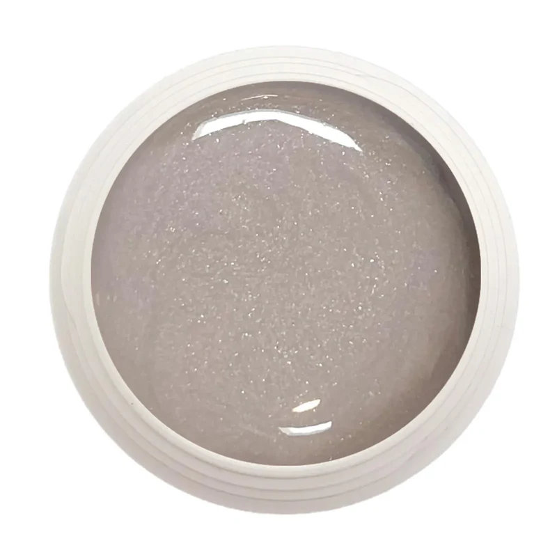 #925 Premium-GLITTER Color Gel 5ml Grau feines Multicolorglitter