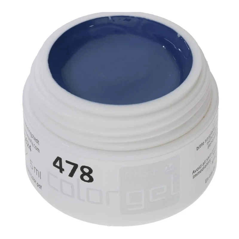 #478 Premium-EFFEKT Color Gel 5ml Dunkles Rauchblau mit dezentem Schimmer